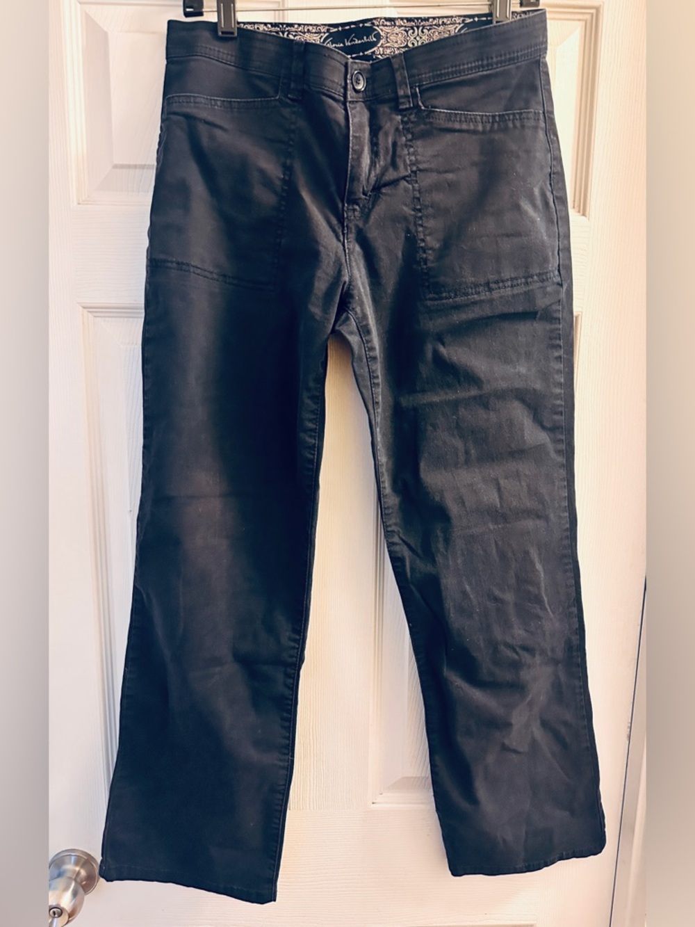 Gloria Vanderbilt NavyBlue/Black Pants size 6